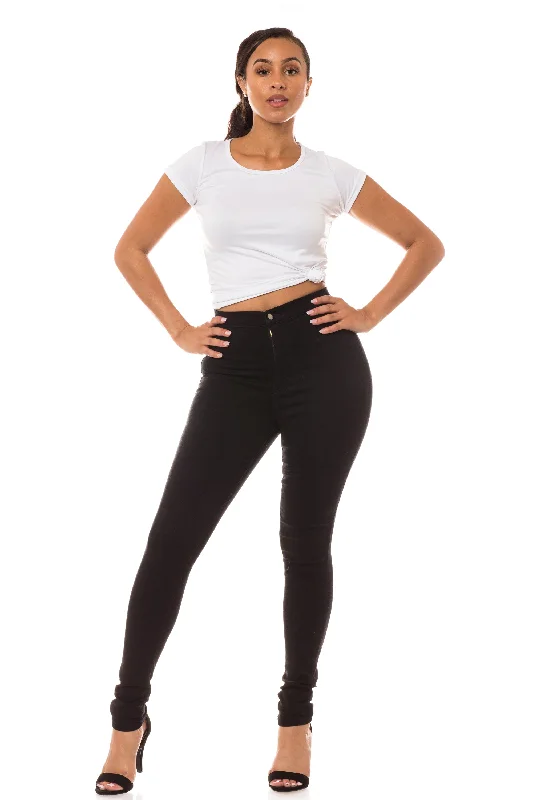 4500 Women's Super High Waisted Skinny Jeans