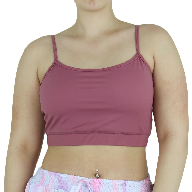 Women's Plain Sport Top,Pink