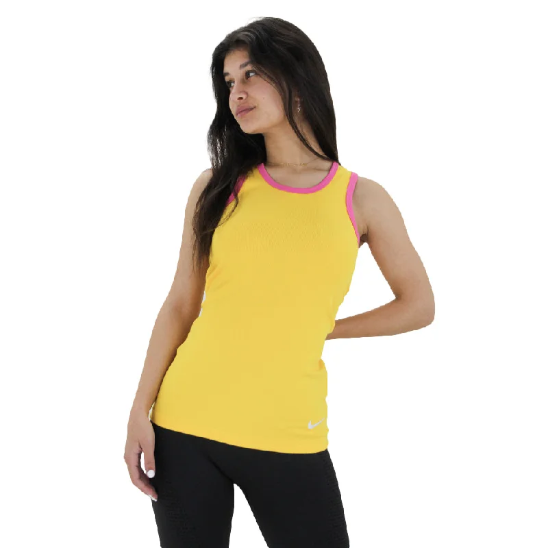 Women's Ribbed Sport Top,Yellow