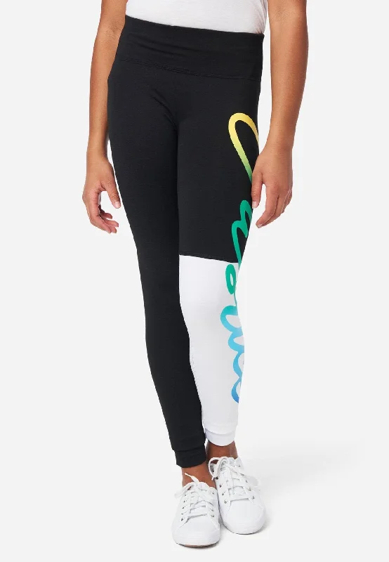 Color Block Full-Length Leggings