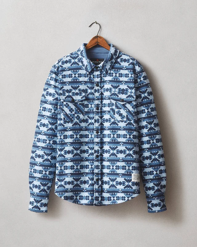 Redwood Fleece Overshirt - Geo Print