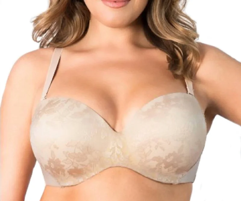 Strapless Sensation Multi-Way Push-Up Bra In Bombshell Nude